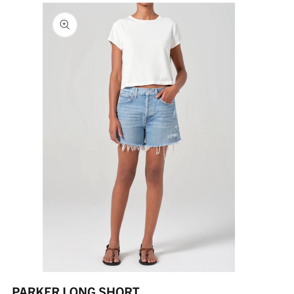 Agolde Parker Long Shorts